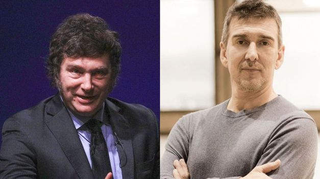 Javier Milei y Julio Bocca.