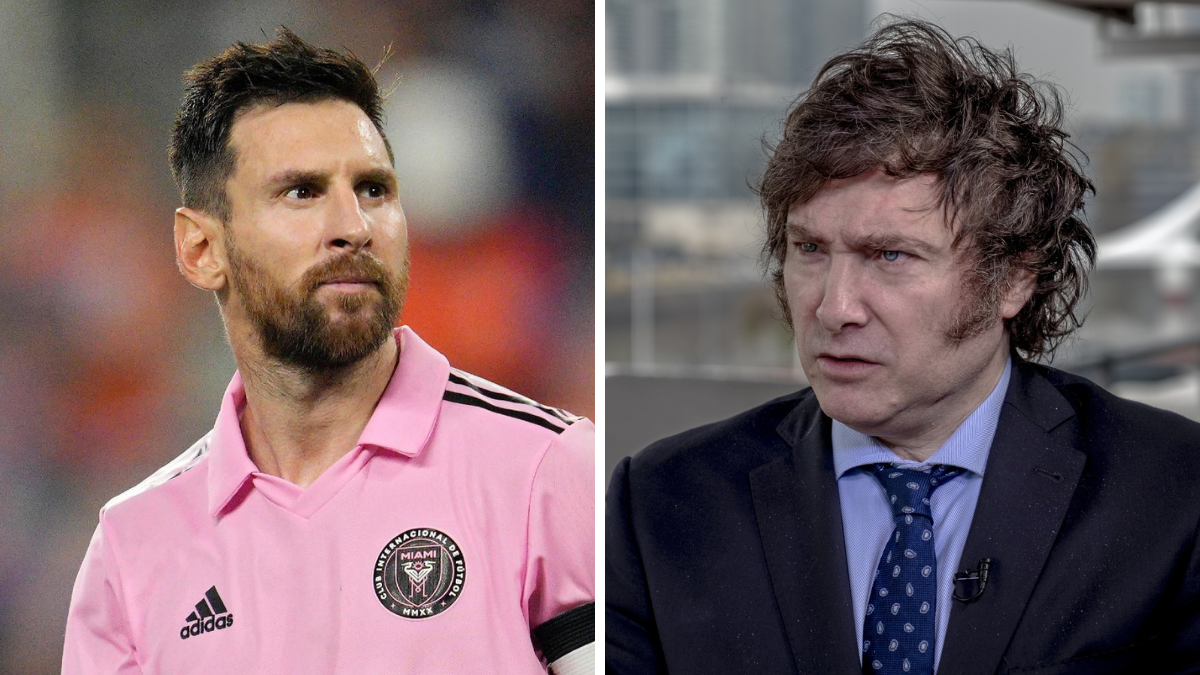 Javier Milei insiste con las fake news de Lionel Messi