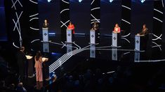 Los cinco candidatos participaron del segundo debate presidencial. Los cinco candidatos participaron del segundo debate presidencial.