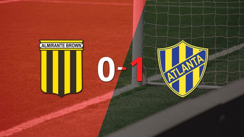 Atlanta logró la victoria por 1 a 0 ante Almirante Brown
