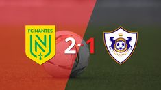 Nantes consiguió una victoria en casa por 2 a 1 ante Qarabag