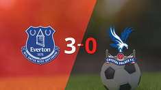 Goleada de Everton 3 a 0 sobre Crystal Palace