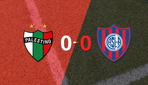 palestino y san lorenzo no se sacaron ventaja y terminaron sin goles