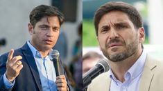 Axel Kicillof y maxiiliano Pullaro.