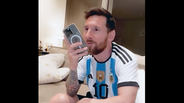 Enterate paso a paso, cómo enviar audios por WhatsApp con la voz de Messi, el nuevo campeón mundial.