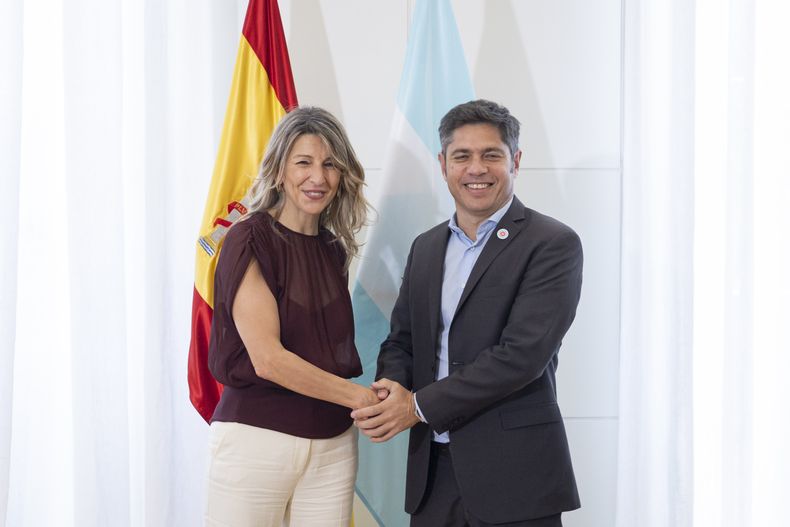 El gobernador se reuni&oacute; con Yolanda D&iacute;az, vicepresidenta de Espa&ntilde;a.&nbsp;
