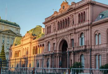 La Casa Rosada.