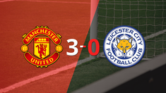 manchester united golea 3-0 a leicester city y marcus rashford firma doblete