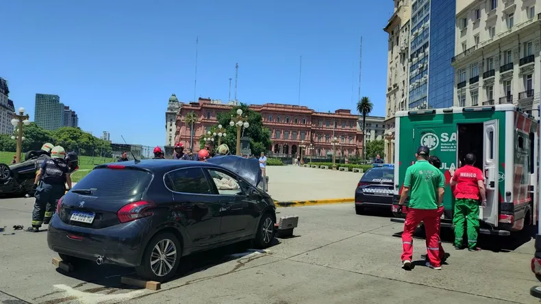 El hecho se produjo cerca de la Casa Rosada.