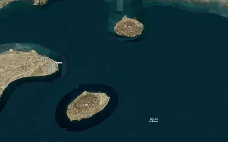 La isla Lakar es un punto clave para el control del estrecho de Ormuz.