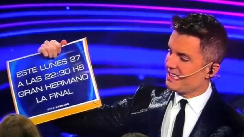 Santiago del Moro había confirmado que la final sería el lunes 27 a las 22:30.