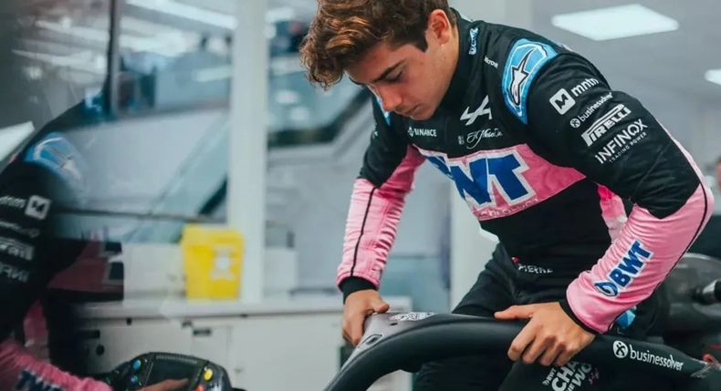 Franco Colapinto se prepara para girar en el circuito Gilles-Villeneuve de Montreal.