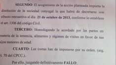 Evelyn Von Brocke y Fabián Doman firmaron el divorcio esta mañana Evelyn Von Brocke y Fabián Doman firmaron el divorcio esta mañana