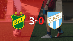 defensa y justicia fue contundente y goleo 3-0 a atletico tucuman