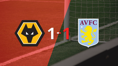 wolverhampton logro sacar el empate de local frente a aston villa