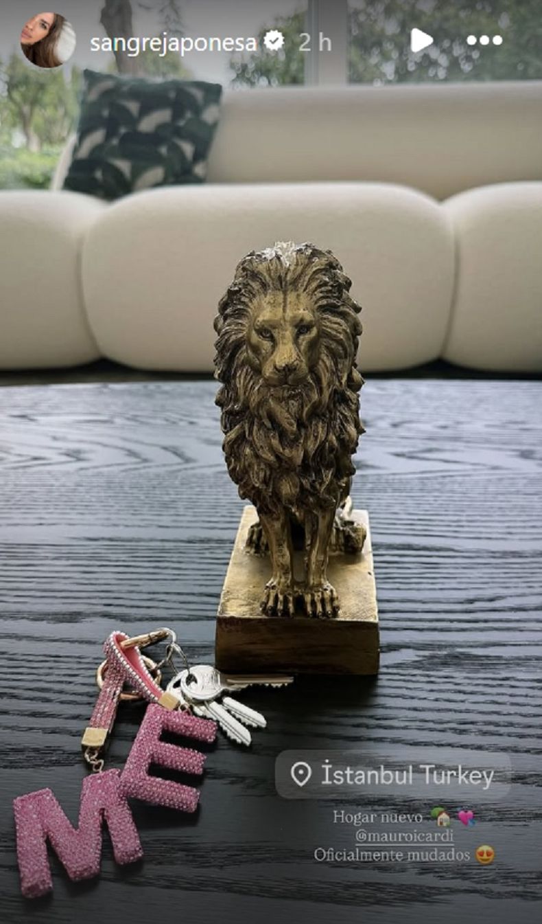 La China Suárez y Mauro Icardi se mudaron a una nueva casa en Turquía.