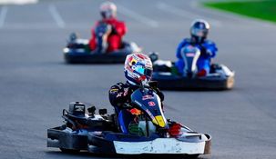 Verstappen se lució en una carrera de kartings.&nbsp;