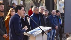 El ministro del Interior participó de la inauguración de una nueva oficina de Anses en la localidad pampeana de Santa Isabel.