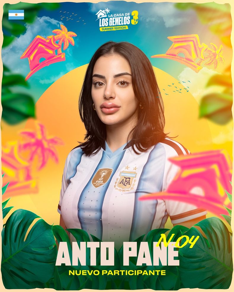 Anto Pane ingresó al reality hace poco.