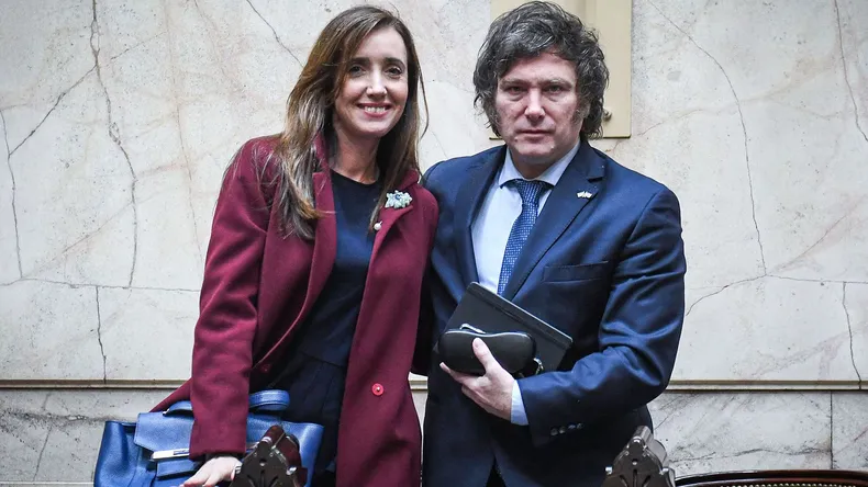 Villarruel y Milei durante los tiempos que compartieron en la C&aacute;mara de Diputados.