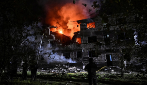Rusia ataca Ucrania con 600 drones y decenas de misiles.