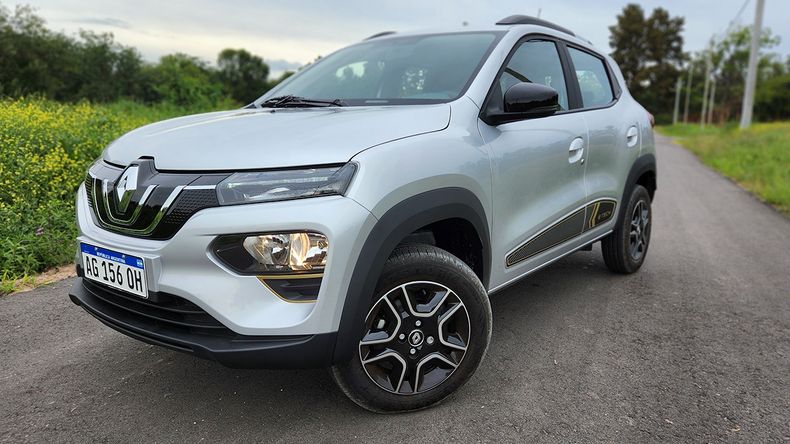 El Kwid eléctrico llega importado de China.