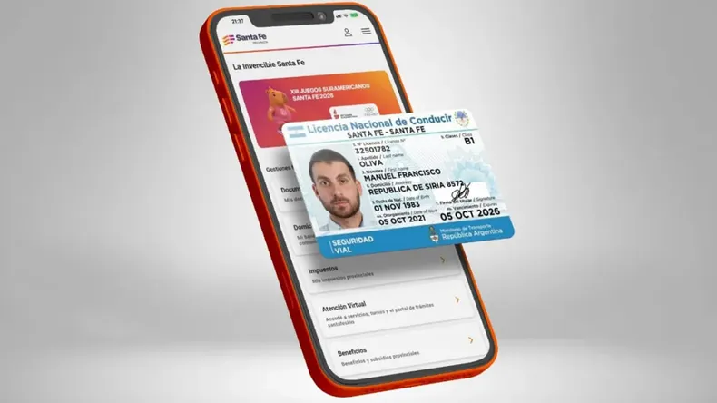La licencia de conducir digital de Santa Fe se puede tener en varias aplicaciones.