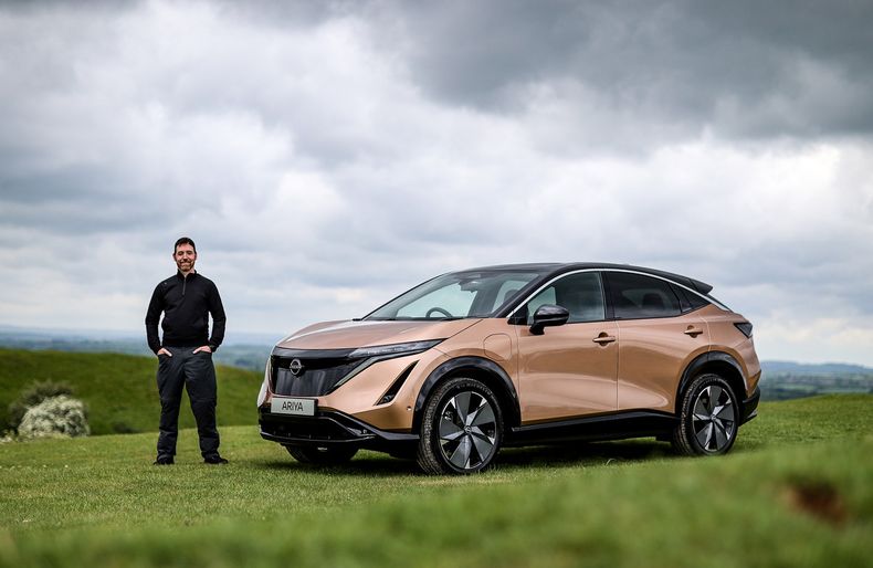 El Nissan Ariya 100% eléctrico será reforzado para la travesía.
