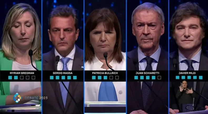 Será el último debate de los candidatos antes de los comicios generlaes de octubre.&nbsp;