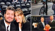 Tinelli y Valdes en Nueva York. Tinelli y Valdes en Nueva York.