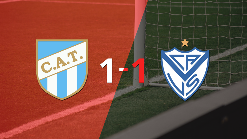 Atlético Tucumán y Vélez se repartieron los puntos en un 1 a 1