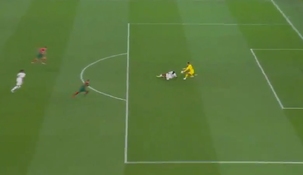 Ghana se perdió un gol increíble contra Portugal.