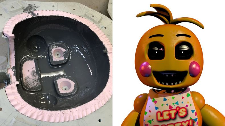 Toy Chica es uno de los personajes más violentos de Five Nights at Freddy's.
