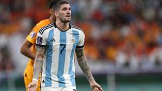 Rodrigo de Paul durante el Mundial de Qatar. Rodrigo de Paul durante el Mundial de Qatar.