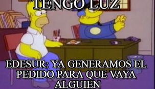 Uno de los memes por los cortes de luz en CABA y el Conurbano.