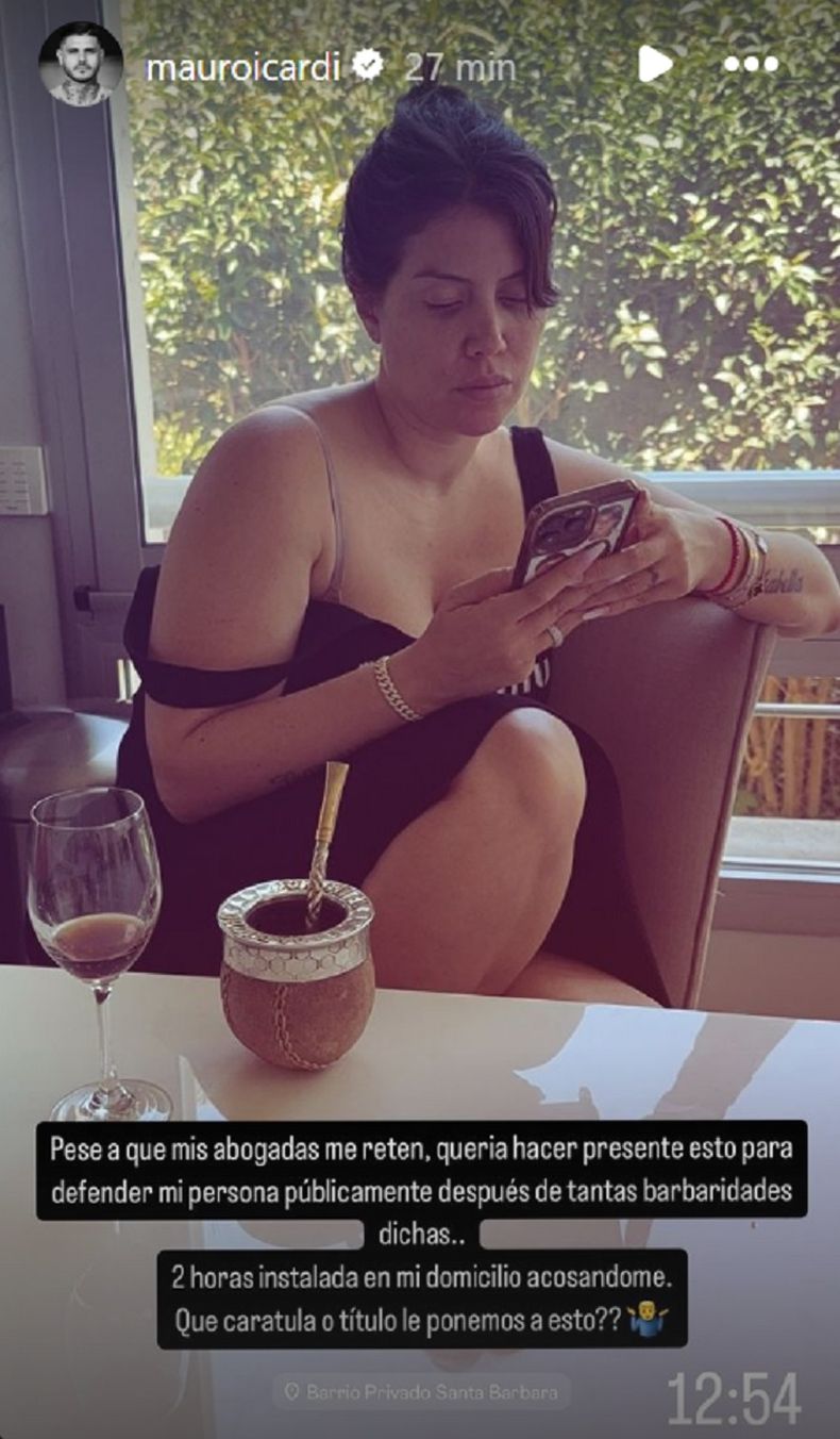 La sorpresiva foto que publicó Mauro Icardi sobre Wanda Nara.