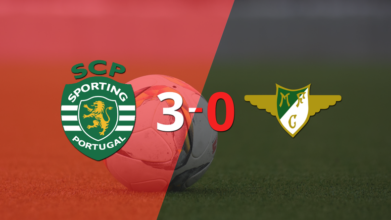 Moreirense fue superado fácilmente y cayó 3-0 contra Sporting Lisboa