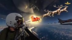 Papá Noel felicitó a la Argentina por los nuevos F-16: el llamativo video que publicó la Fuerza Aérea