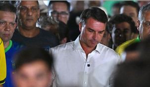 Flavio Bolsonaro, excandidato a la presidencia de Brasil.