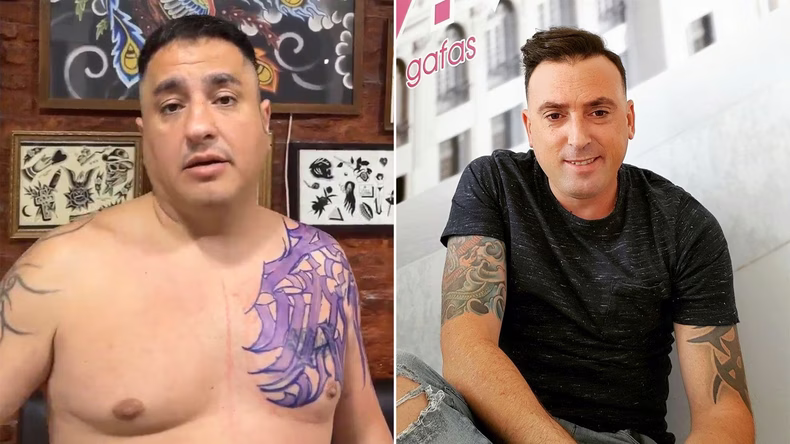 Pilepich y Vargas, dos de los detenidos.