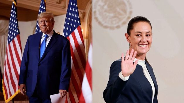 Donald Trump y Claudia Sheinbaum.