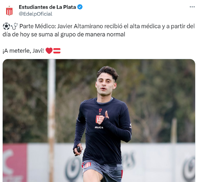 La publicación de Estudiantes.