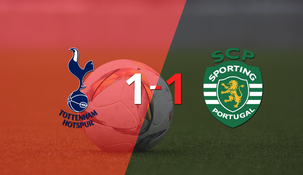 Reparto de puntos en el empate a uno entre Tottenham y Sporting Lisboa