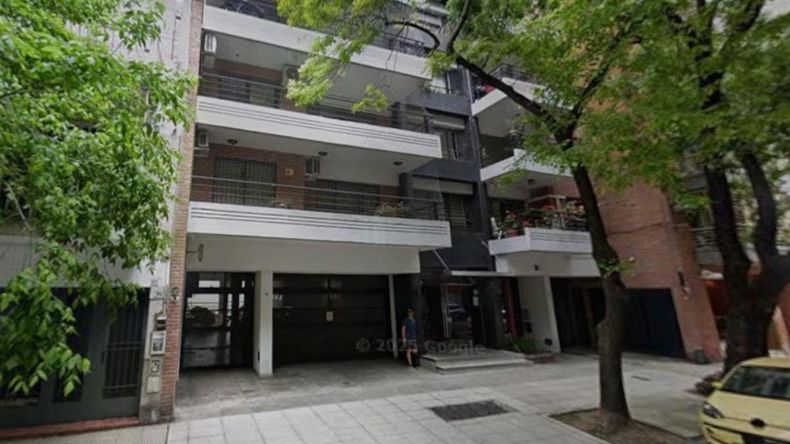 El edificio de calle Huergo al 300 en donde se mató el jubilado. 