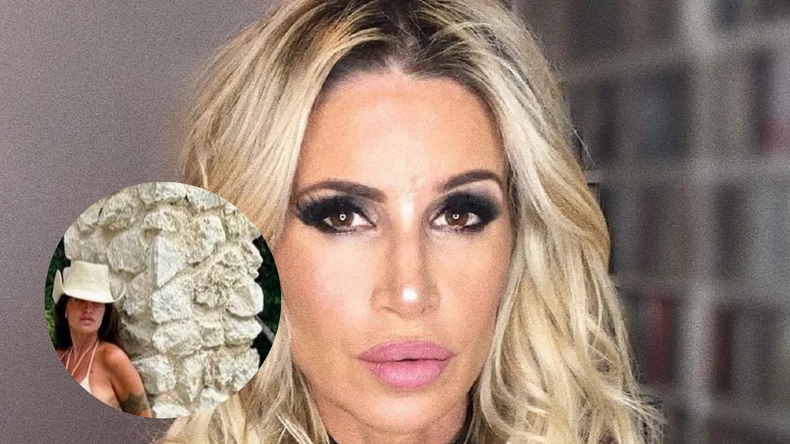 Desde México sorprendió con su look.