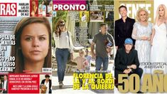 Tapas de revistas: la edición aniversario de Gente y Flor de la V, al borde de la quiebra Tapas de revistas: la edición aniversario de Gente y Flor de la V, al borde de la quiebra