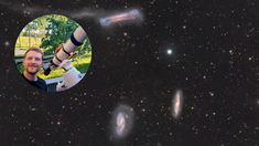 Este astrofotógrafo capturó 500 galaxias y se volvió viral. Este astrofotógrafo capturó 500 galaxias y se volvió viral.