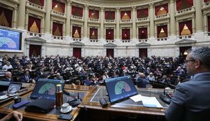 La Cámara baja, en el momento de la votación.