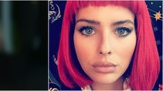 La actriz con su look para Solo se vive una vez La actriz con su look para Solo se vive una vez