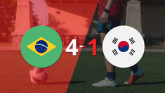 mundial 2022: brasil paseo a rep. de corea y sello su triunfo 4 a 1 mundial 2022: brasil paseo a rep. de corea y sello su triunfo 4 a 1